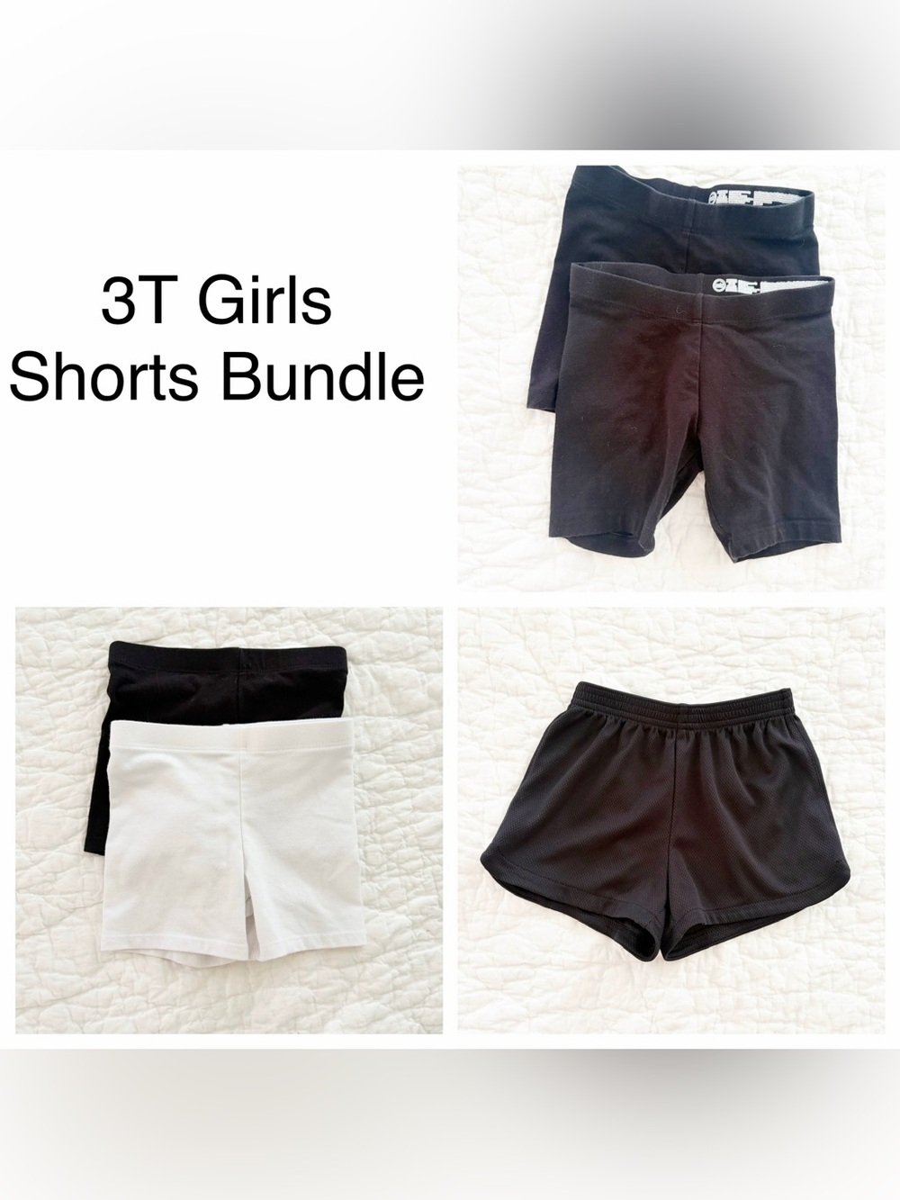 3T /4 Girls Shorts Bundle cartwheel shorts and gym shorts
